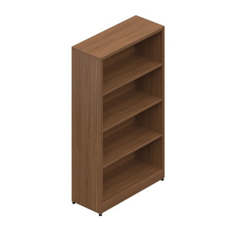 BOOKCASE-IONIC 48" HIGH, WINTER CHERRY
