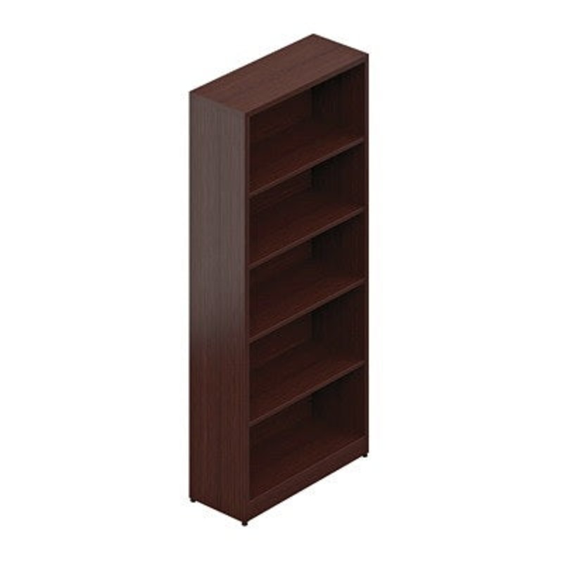 Bookcase-Ionic 65" High, Dark Espresso