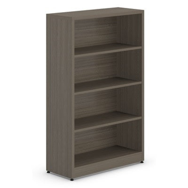 Bookcase-Ionic 48" High, Absolute Acajou