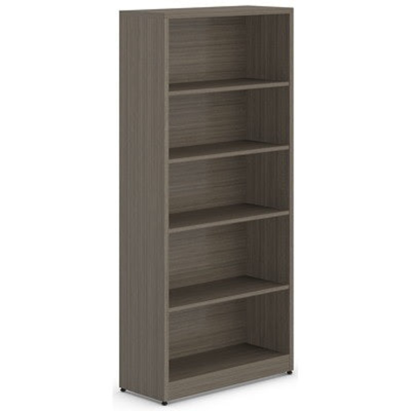 Bookcase-Ionic 65" High, Absolute Acajou